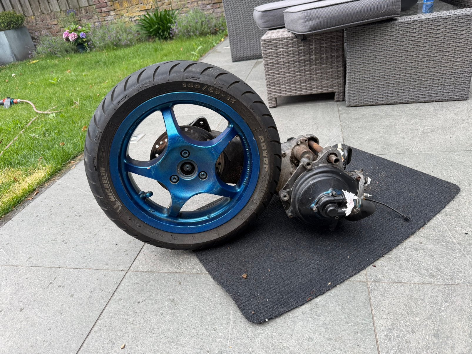 aerox 70cc blok, Ophalen