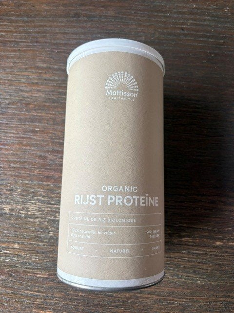 Rijst Proteine Organic van Mattison ongeopend, Sport en Fitness, Ophalen, Nieuw, Overige typen
