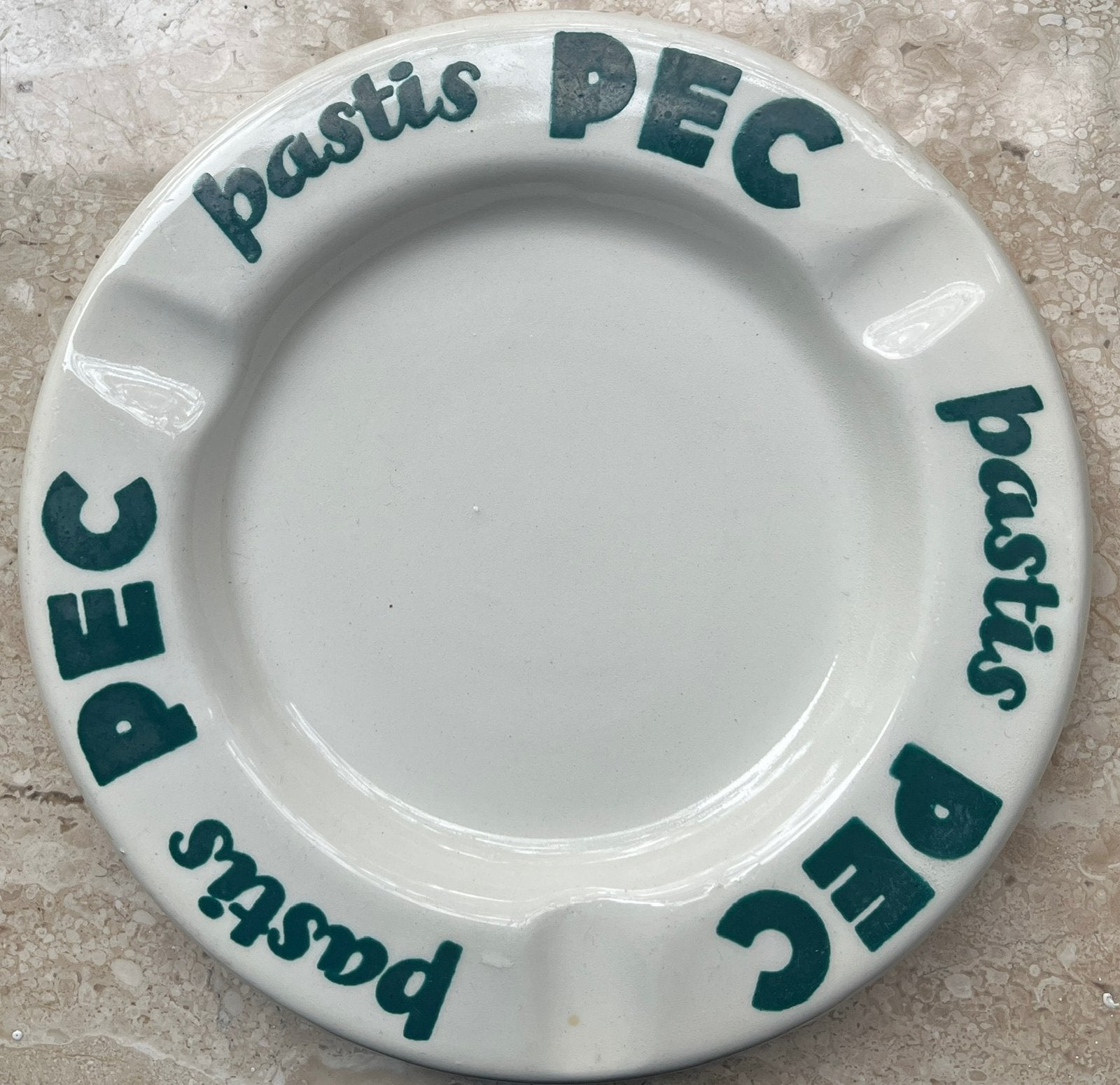 Pec Anis Pastis asbak porcelain, Ophalen of Verzenden, Gebruikt, Gebruiksvoorwerp