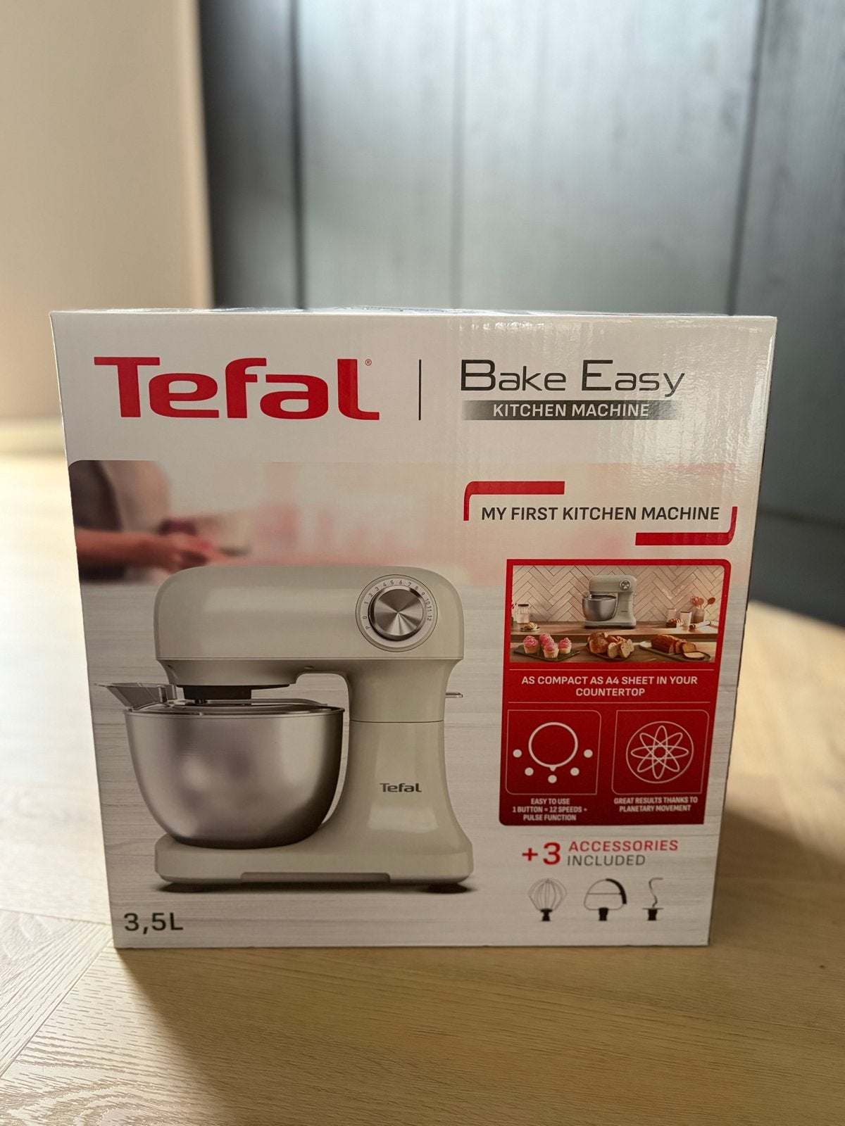 Tefal Bake Easy Kitchen Machine, Ophalen of Verzenden, Nieuw, 3 snelheden of meer