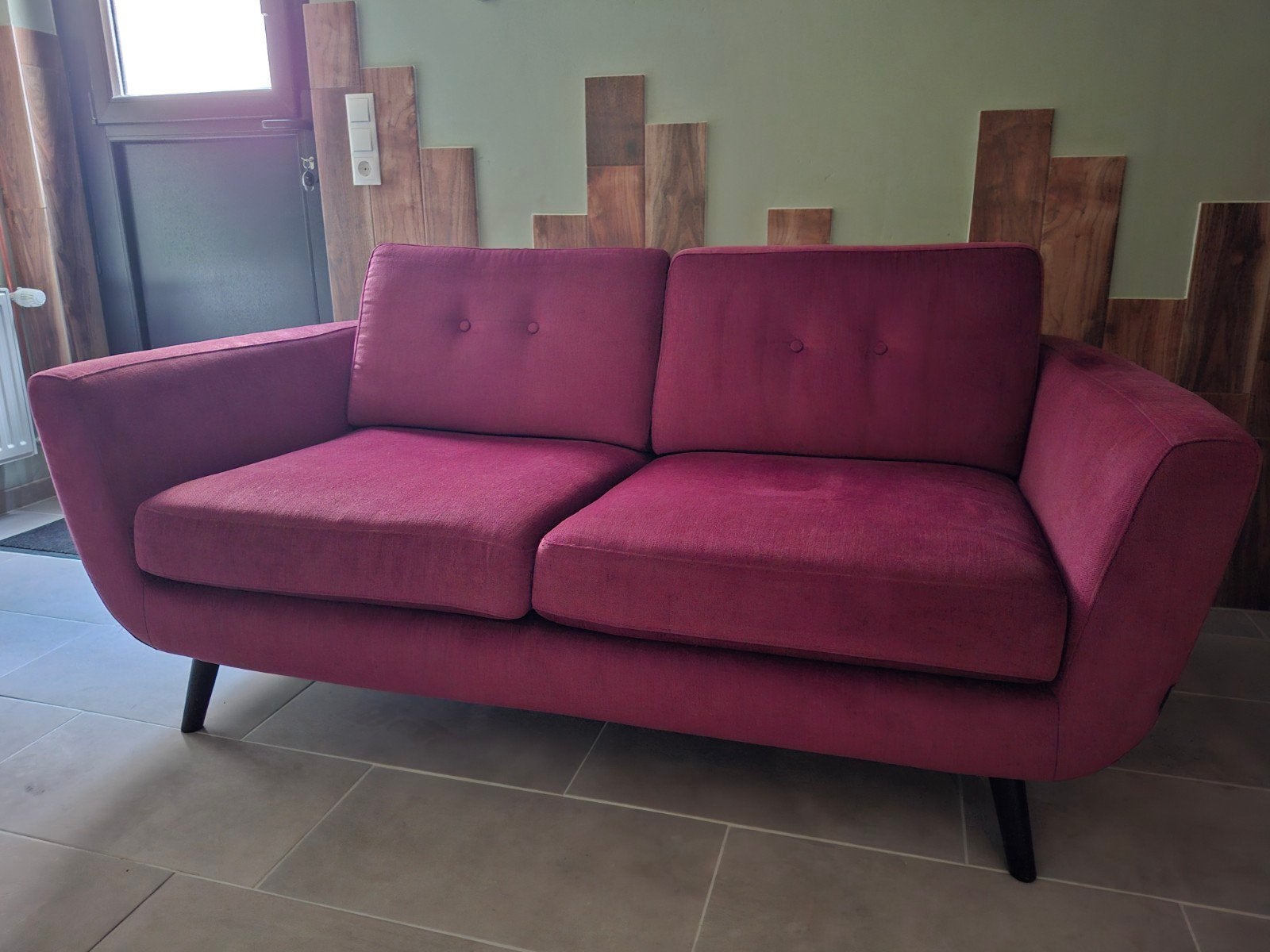 2-zits bank, erg goede staat, Ophalen, 150 tot 200 cm, Tweepersoons, 75 tot 100 cm