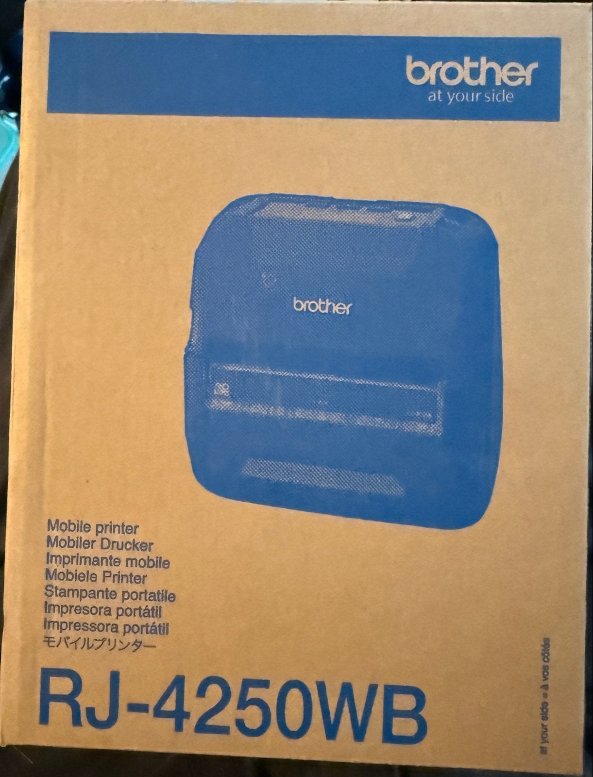 Brother RJ-4250WB MobileLabelprinter, Zwart-en-wit printen, Printer, Nieuw, Ophalen of Verzenden