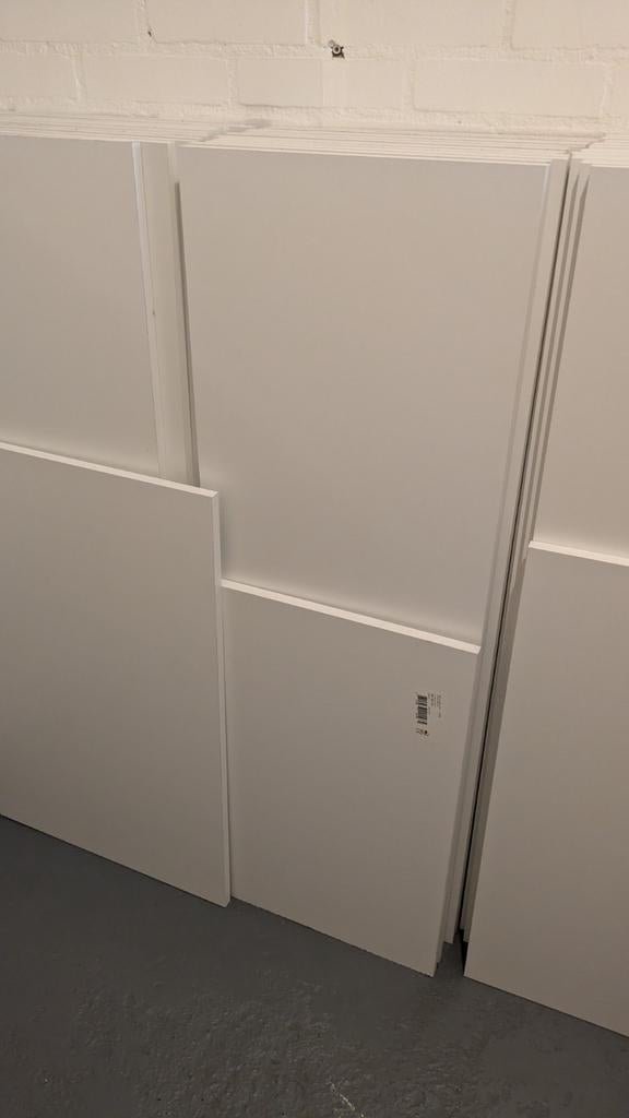2 stuks Meubelpaneel - wit - 120x40cm - 18mm, Ophalen, Gebruikt