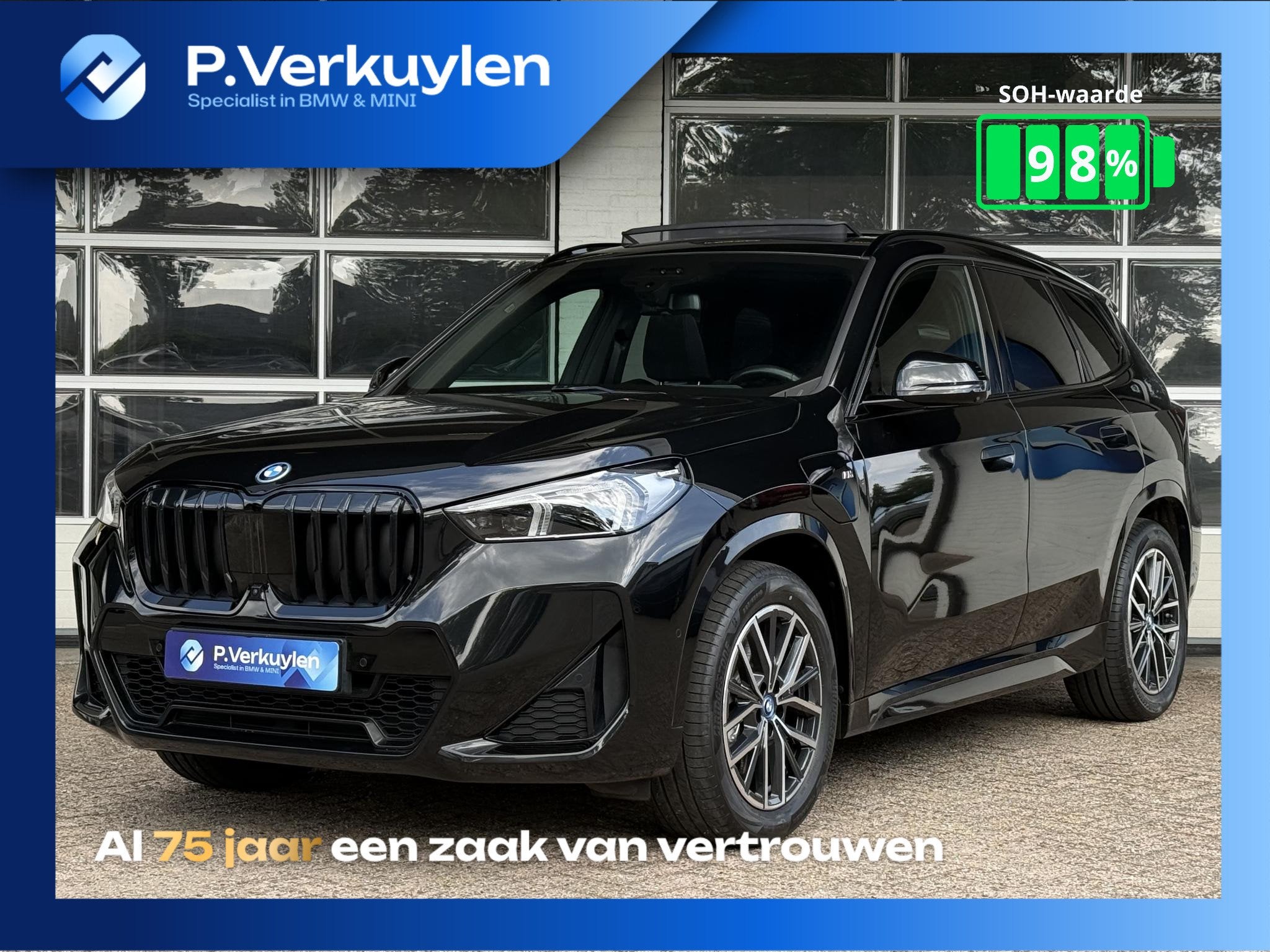 BMW X1 xDrive30e M SPORT | PANORAMA | 360 CAMERA | TREKHAAK, Stof, 16 kWh, Plug-in hybride, Bedrijf
