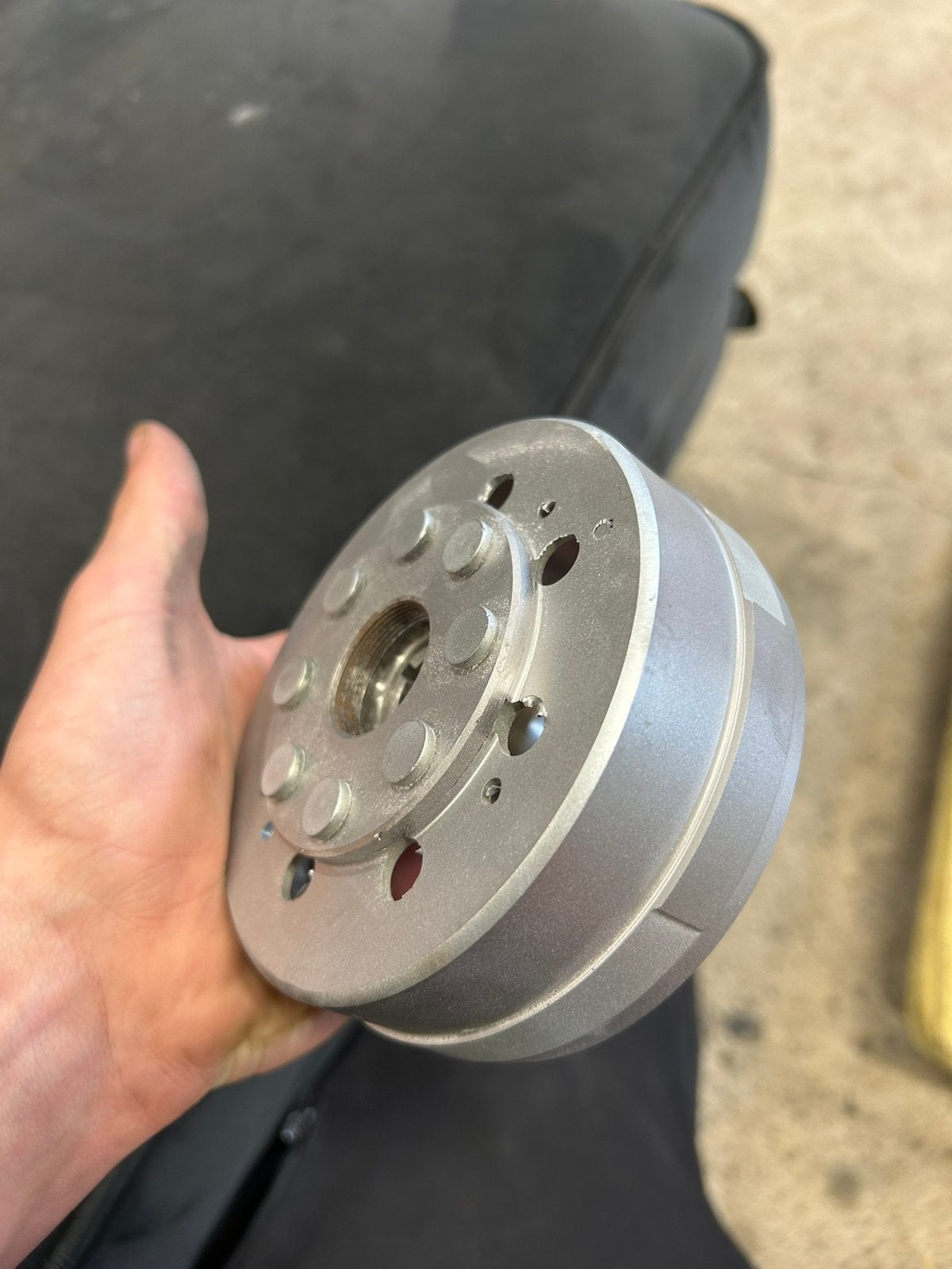 4. Afgedraaid LC vliegwiel piaggio 125-180, Motoren, Tuning en Styling, Ophalen of Verzenden