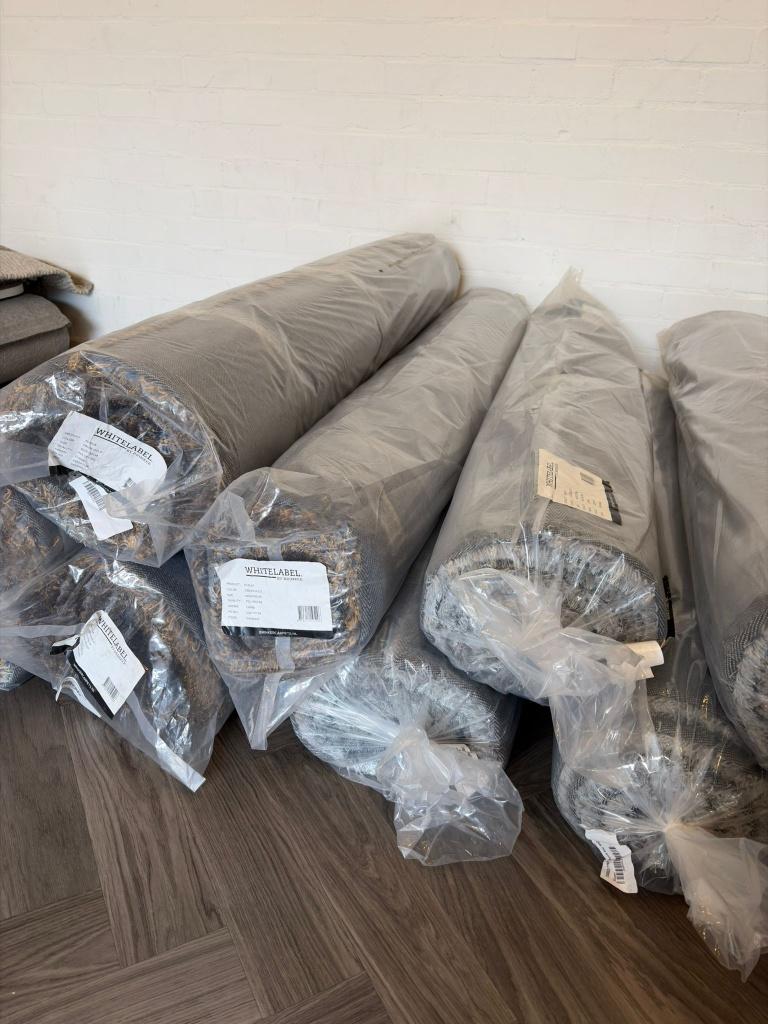 UITVERKOOP: Luxe Zachte Vloerleed merk Brinker NIEUW, Crème, 150 tot 200 cm, 200 cm of meer, Ophalen of Verzenden