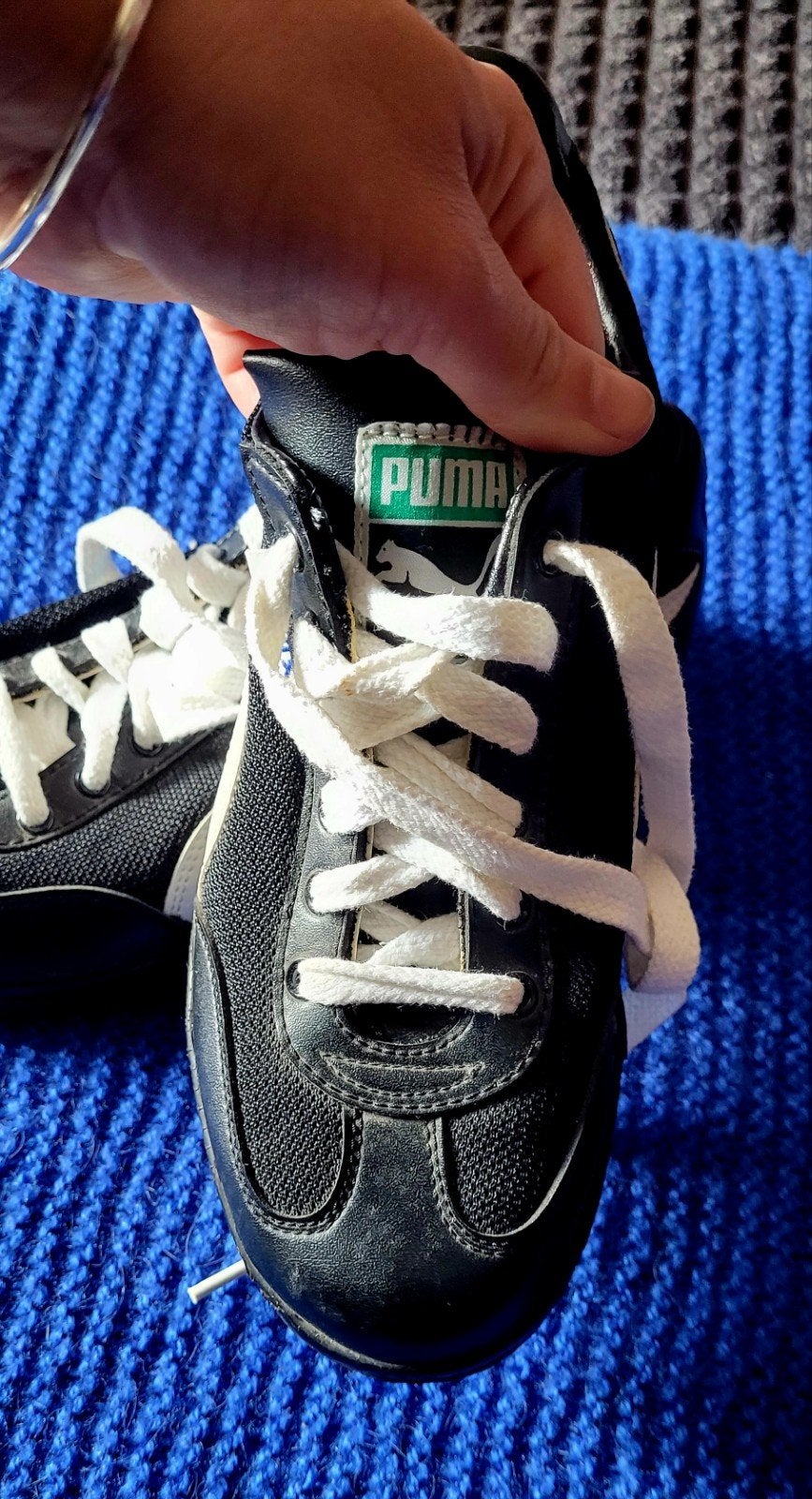 Puma sneakers zwart met witte veters, Kleding | Heren, Nieuw, Ophalen of Verzenden, Sportschoenen, Zwart