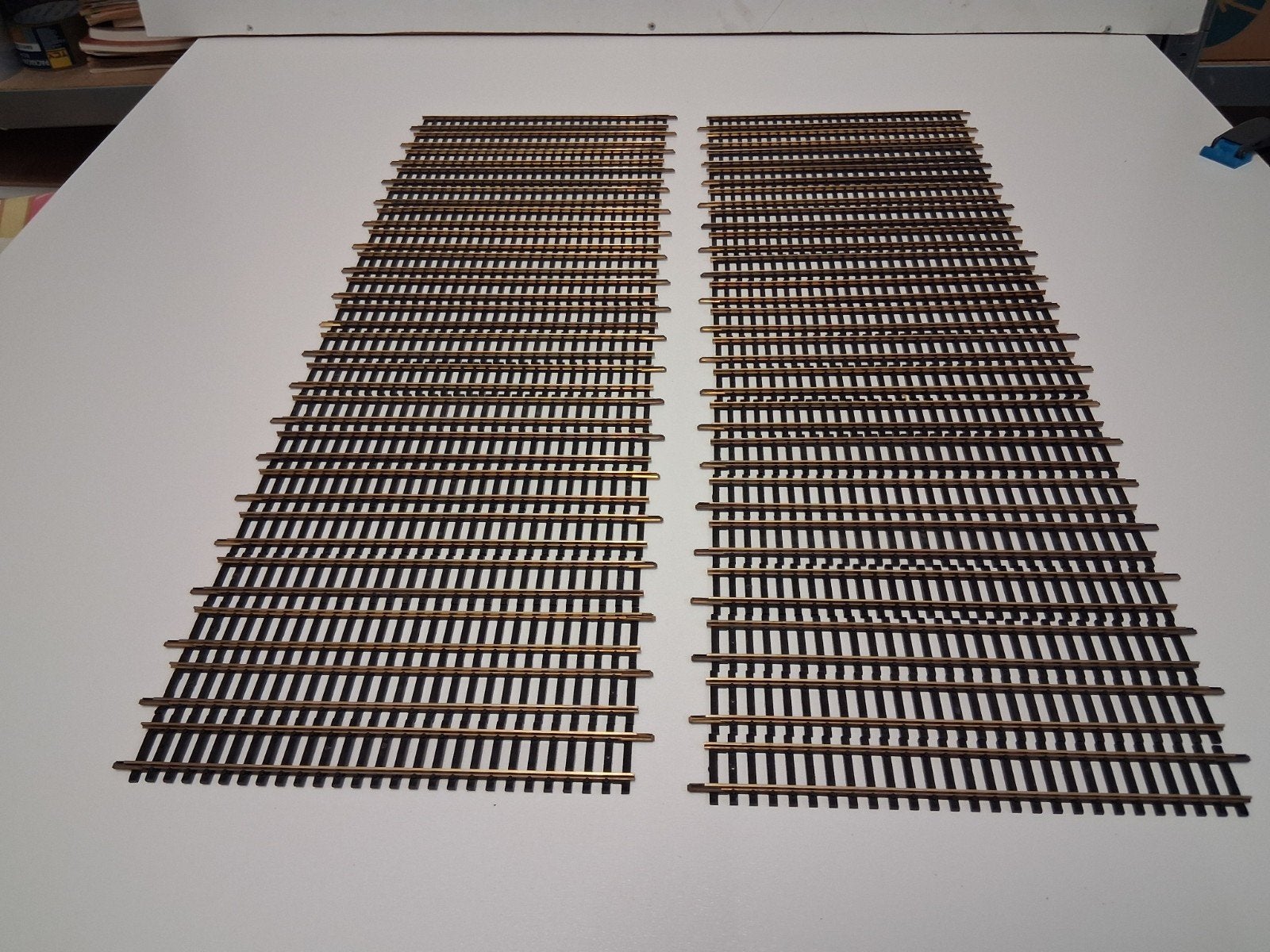 40 x fleischmann 1700/6001 rails in bijna nieuwstaat., Hobby en Vrije tijd, Modeltreinen | H0, Gelijkstroom, Fleischmann, Rails