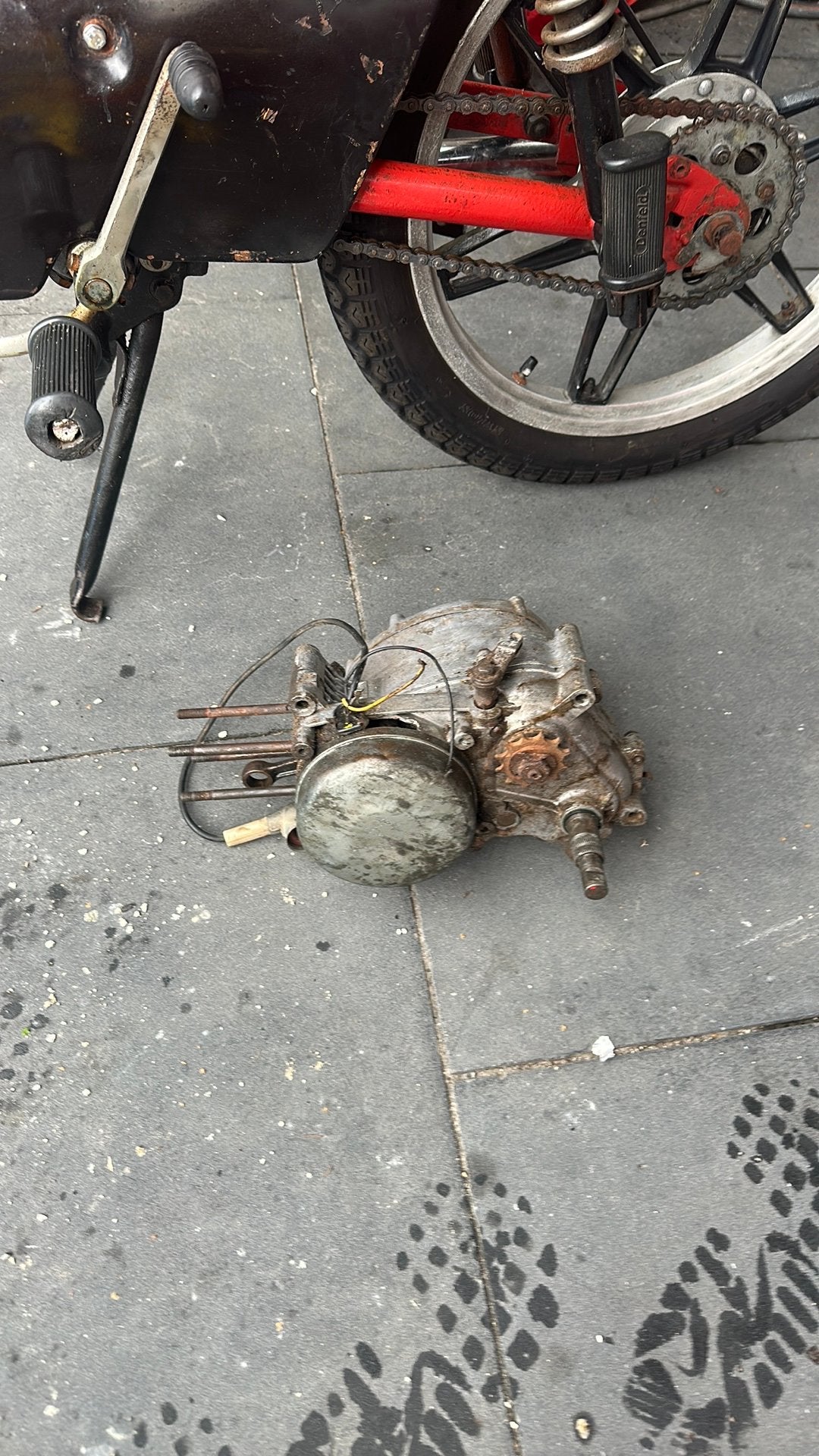 Kreidler 4 bak direct kick, Ophalen of Verzenden, Gebruikt, Blok