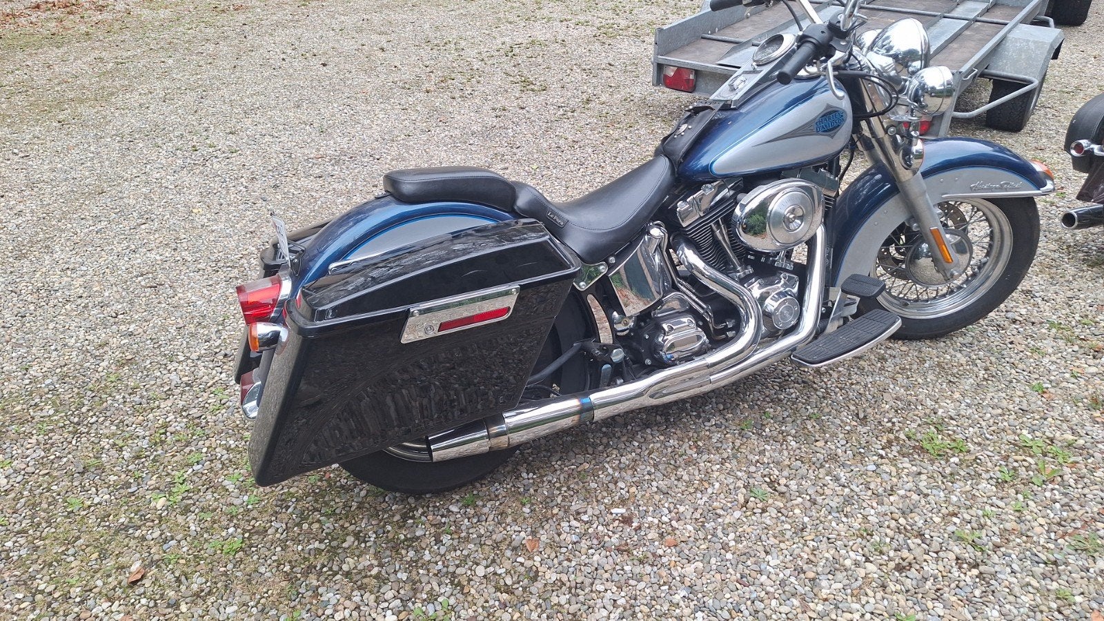 thunderheader uitlaat harley softail hd fatboy heritage, Ophalen of Verzenden