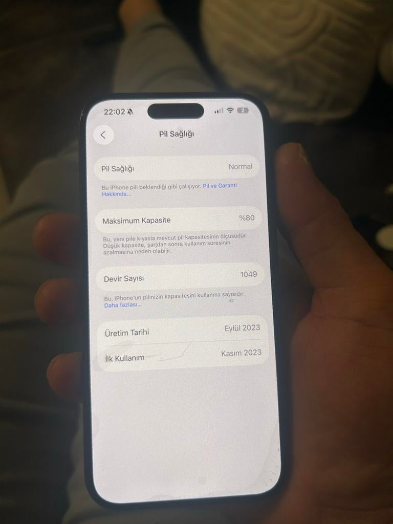 iPhone 15 Pro - 80% batterijconditie - Prima staat, Telecommunicatie, Mobiele telefoons | Apple iPhone, 256 GB, Gebruikt, Ophalen of Verzenden