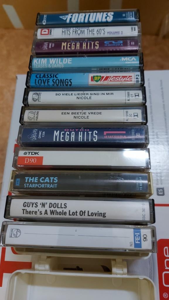 Collectie Cassettebandjes - Diverse Genres, Ophalen, Gebruikt, 2 t/m 25 bandjes, Origineel