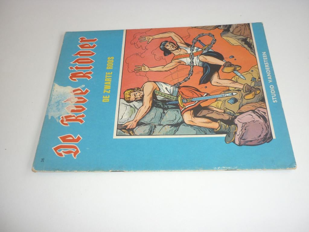 Vandersteen: de Rode Ridder 36. De Zwarte Roos (1e druk), Boeken, Eén stripboek, Ophalen of Verzenden, Gelezen