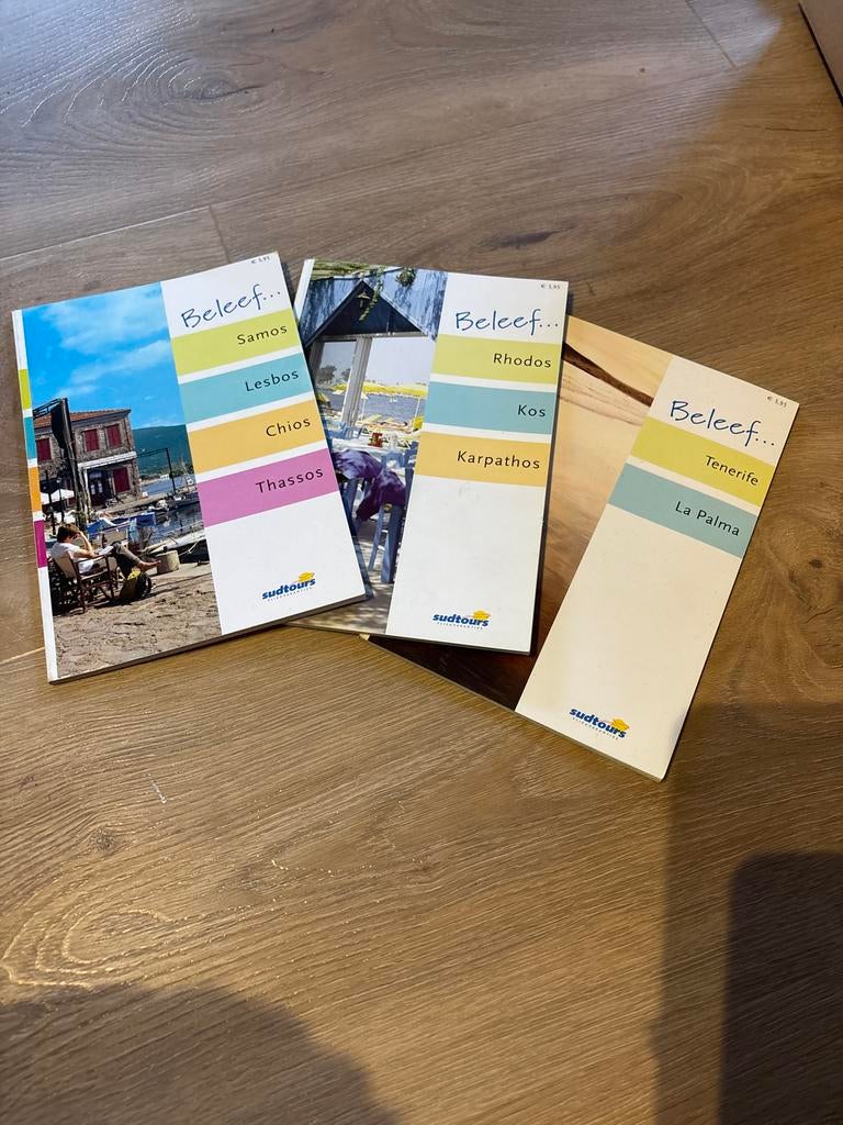 Reisgidsen Griekse eilanden en Tenerife, La Palma - Sudtours, Overige merken, Europa, Ophalen of Verzenden, Zo goed als nieuw