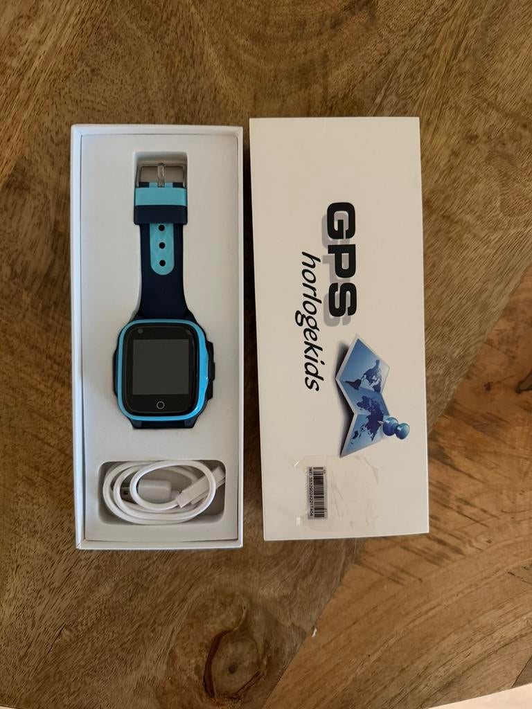 Kinder GPS horloge, Sieraden, Tassen en Uiterlijk, Horloges | Kinderen, Ophalen of Verzenden, Zo goed als nieuw, Blauw, Jongen of Meisje