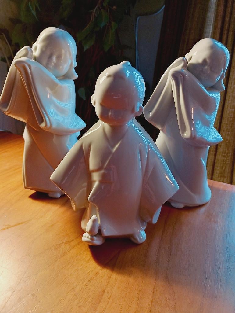 Vintage Japanse porseleinen sculpturen van Seymour Mann, Ophalen of Verzenden
