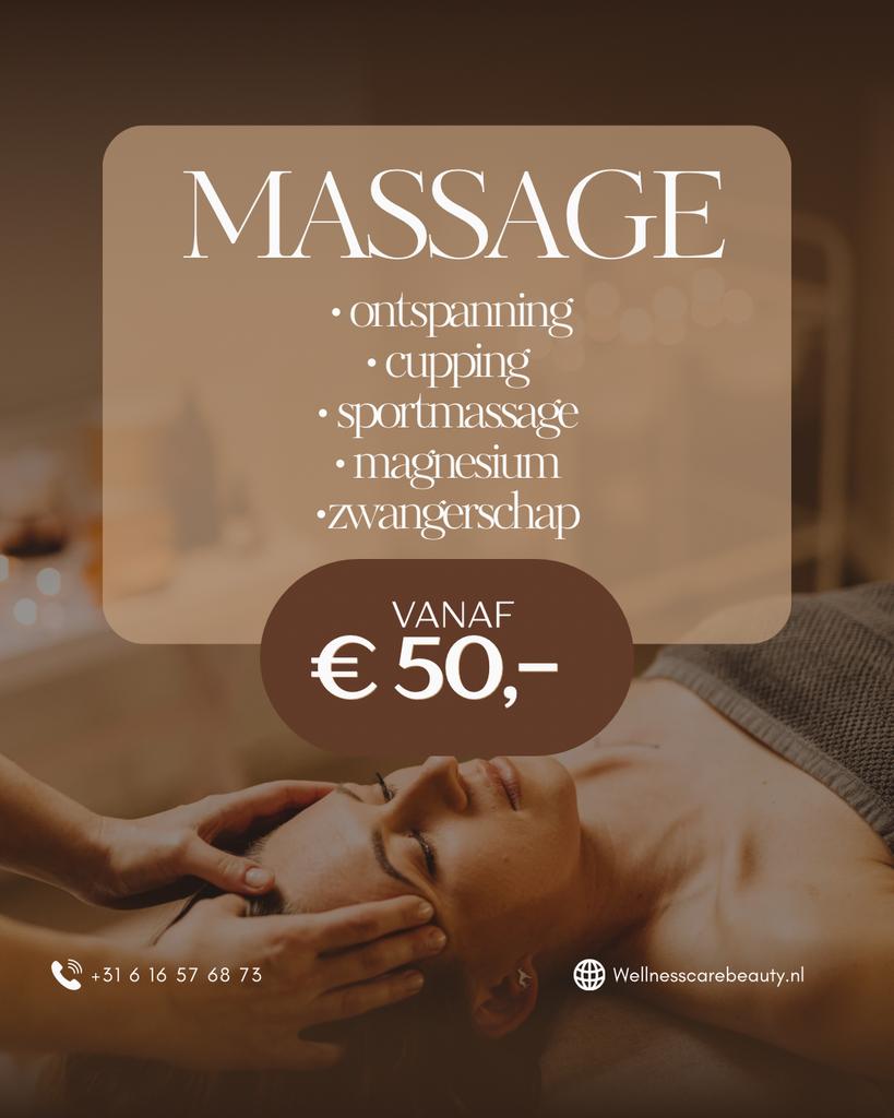 Ervaren masseuse  14jr +ervaring (wellnesscarebeauty. NL ), Ontspanningsmassage