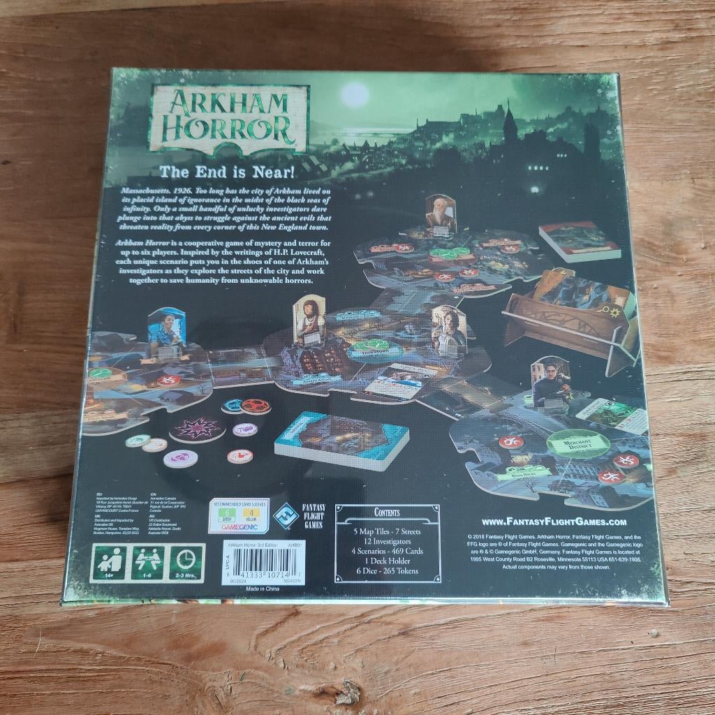 Arkham Horror 3th edition (EN) - Nieuw in Seal, Een of twee spelers, Ophalen of Verzenden, Nieuw