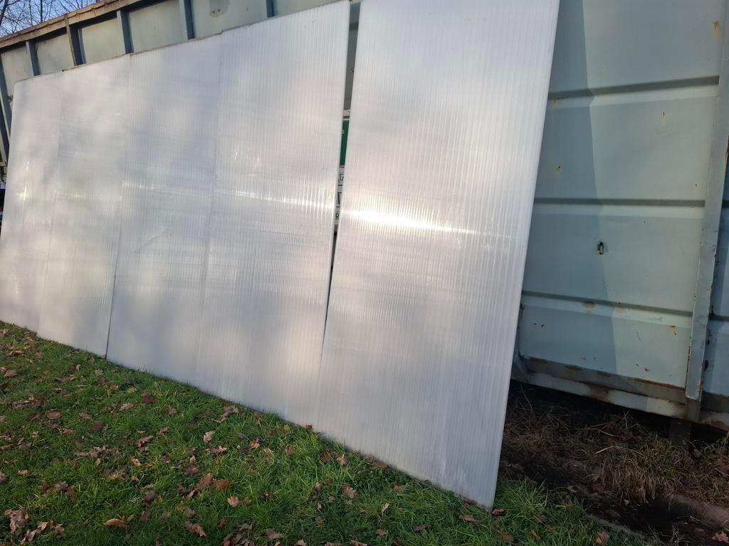 Polycarbonaat platen poly carbonaat plaat kas voillere serre, Ophalen of Verzenden