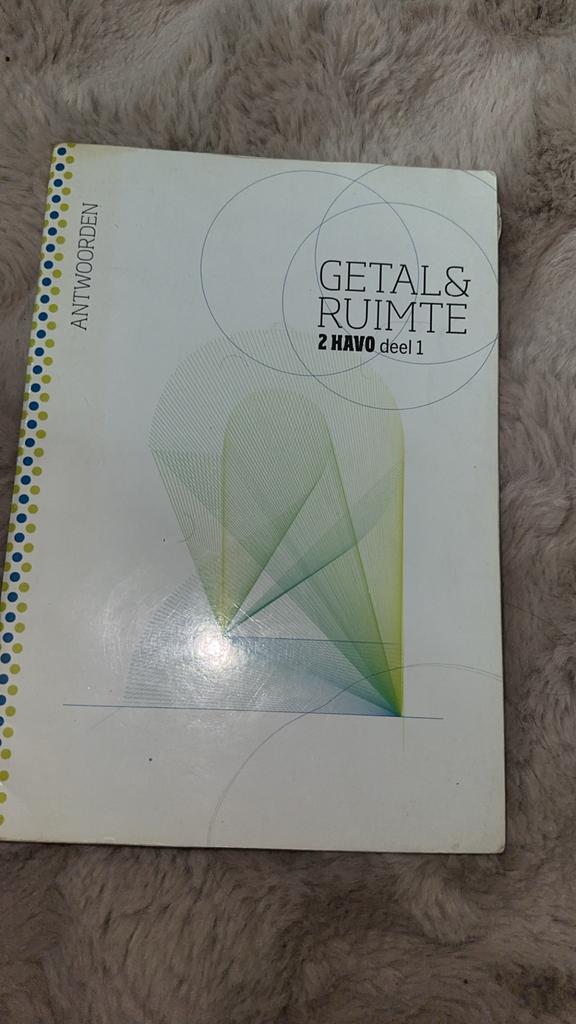 Getal & Ruimte 2 HAVO deel 1 - Antwoordenboek, Ophalen of Verzenden, Gelezen, HAVO, Wiskunde A