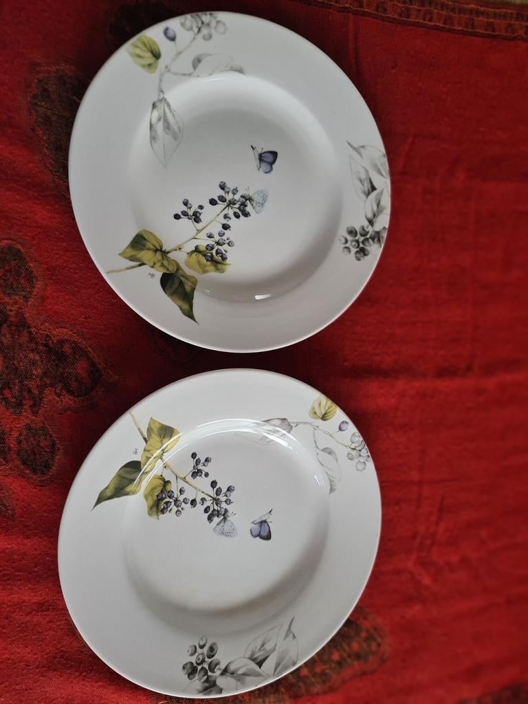 Marjolein Bastin dinerborden 26 cm twee stuks, Ophalen, Zo goed als nieuw, Bord(en), Overige stijlen