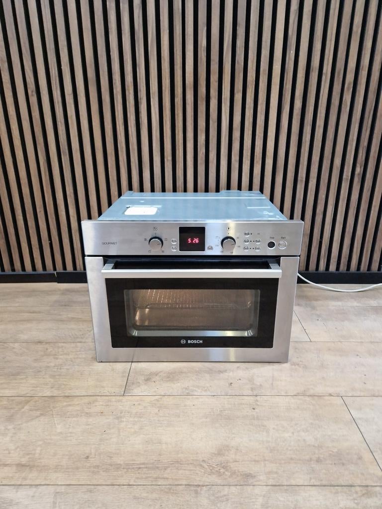 Luxe Rvs Bosch combi oven (Gratis bezorgen), 45 tot 60 cm, 5258sh, Oven, 60 cm of meer