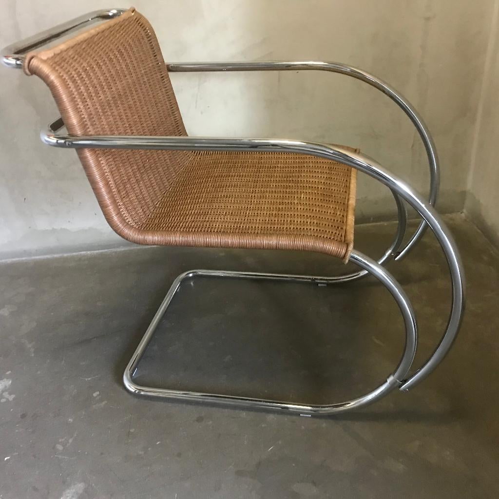IZGS Knoll Mies van der Rohe MR 20 Side stoel chair design, Ophalen, Zo goed als nieuw, Nvt, Eén