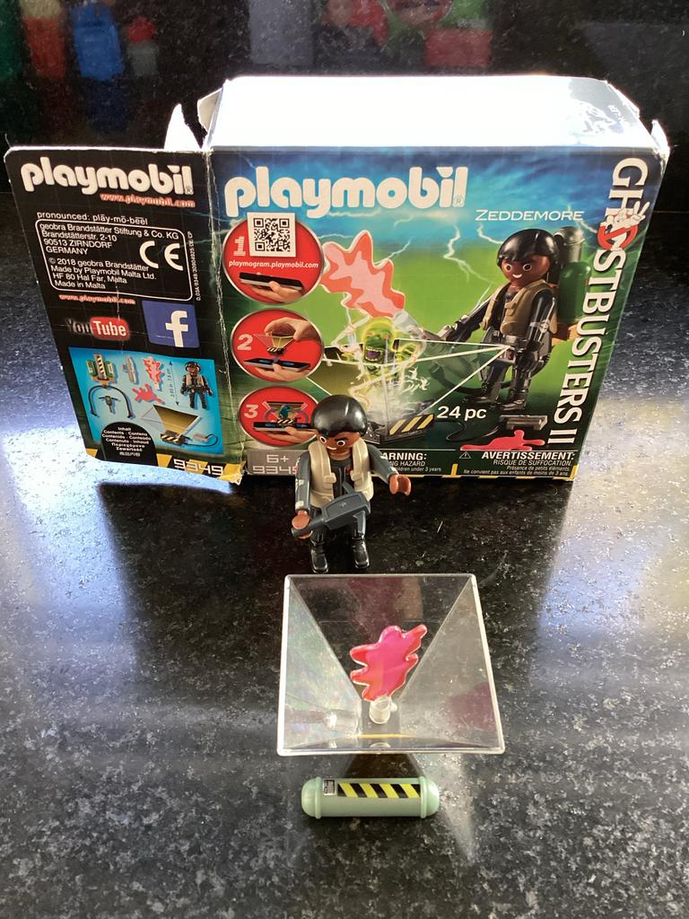 Playmobil Ghostbusters Zeddemore Onderdelen, Ophalen of Verzenden, Gebruikt, Los playmobil