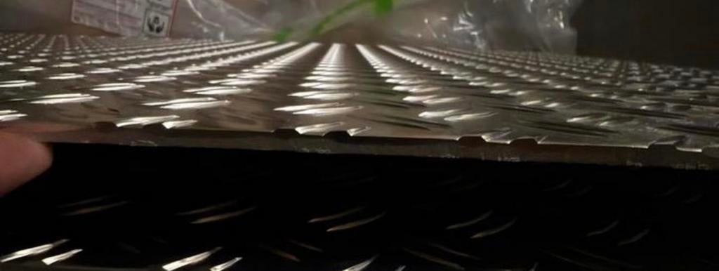Aluminium traanplaat 2005x1005x5/7mm, Ophalen, Nieuw, Overige materialen, Minder dan 20 mm