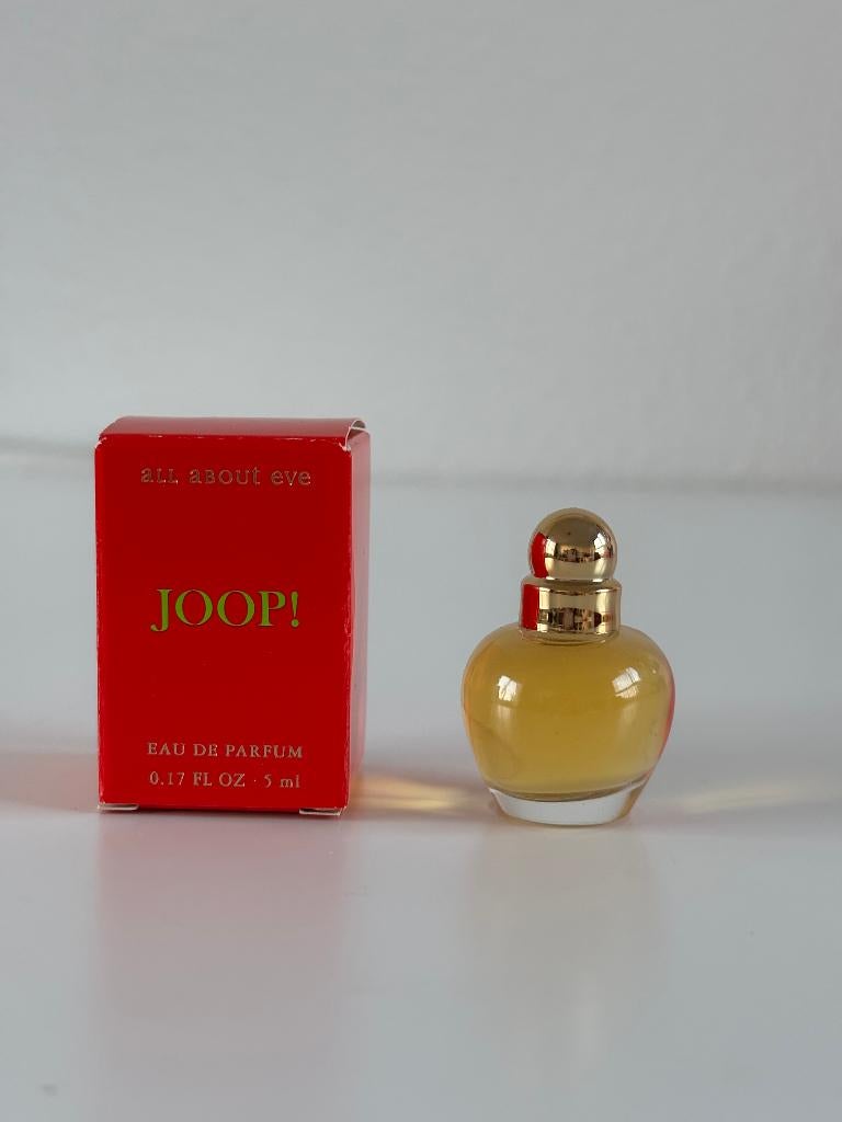 RARE - Joop All About Eve 5 ml edp dames mini, Ophalen, Nieuw, Miniatuur, Gevuld