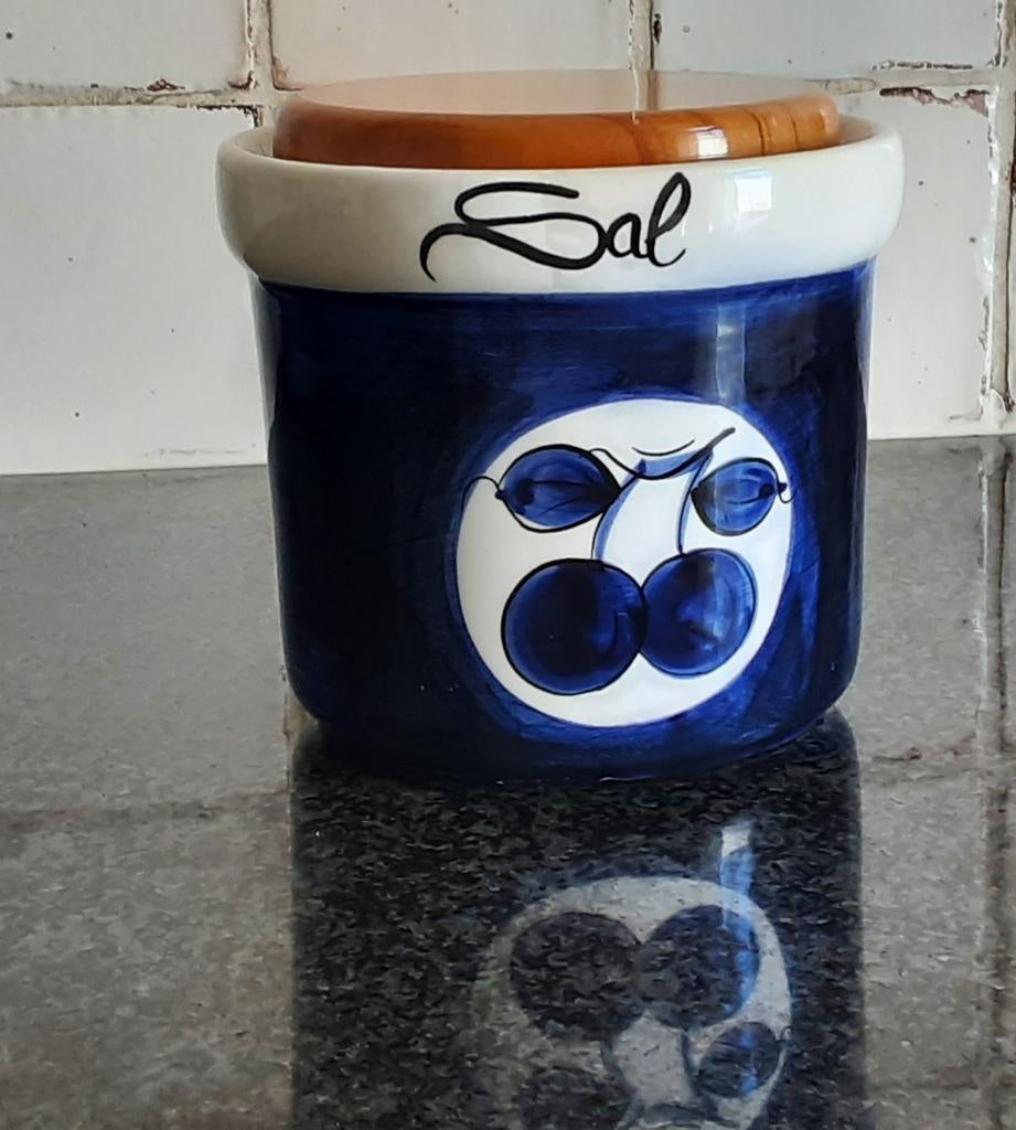 Mooie zoutpot - Nieuw!, Ophalen of Verzenden, Nieuw, Porselein of Keramiek