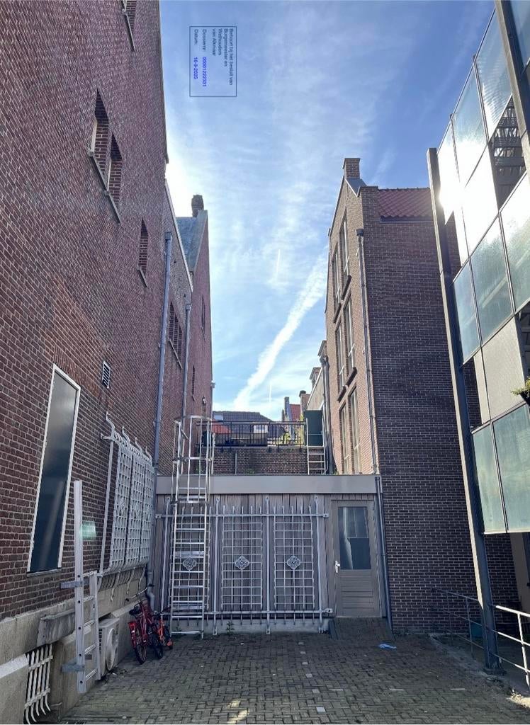 Aluminium kooiladder en steektrap - 5 meter - ZGAN, Ophalen of Verzenden, Zo goed als nieuw, Ladder, 4 meter of meer