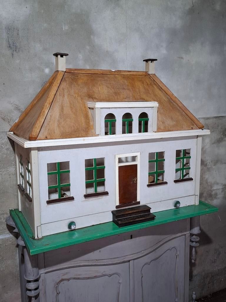 Oude vintage vogelkooi kooi duivenkooi duivenhok duiventil, Antiek en Kunst, Curiosa en Brocante, Ophalen of Verzenden