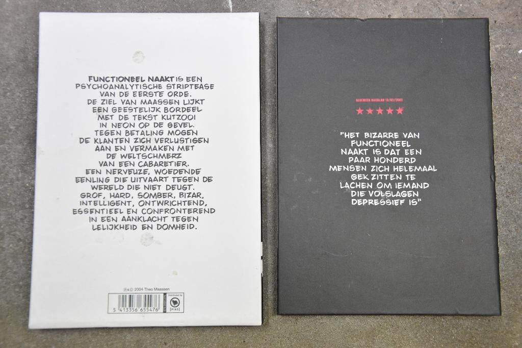 DVD Theo Maassen TM4 theater show cabaret 2004, Alle leeftijden, Ophalen of Verzenden, Zo goed als nieuw, Stand-up of Theatershow