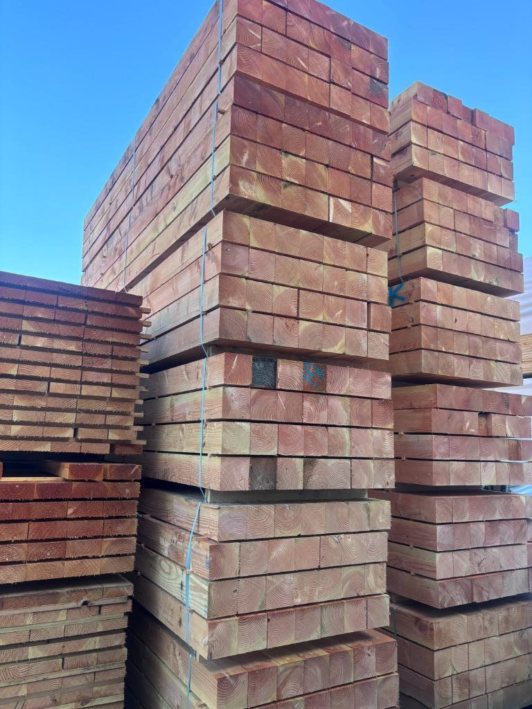 Douglas balken 150 x 150 mm, vanaf €10,00 per strekkende mtr, Ophalen of Verzenden, Nieuw, 250 cm of meer, Balken