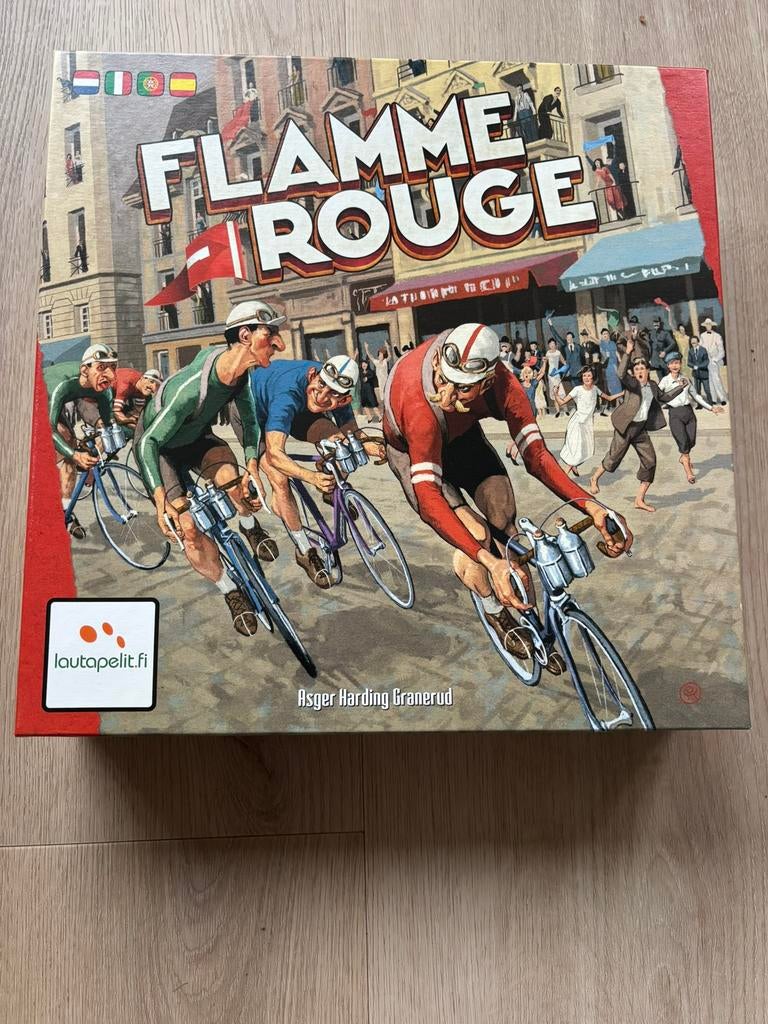 Flamme Rouge bordspel, Hobby en Vrije tijd, Gezelschapsspellen | Bordspellen, Ophalen of Verzenden, Zo goed als nieuw