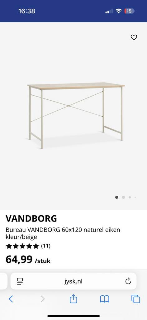 Bureau, Huis en Inrichting, Ophalen, Nieuw