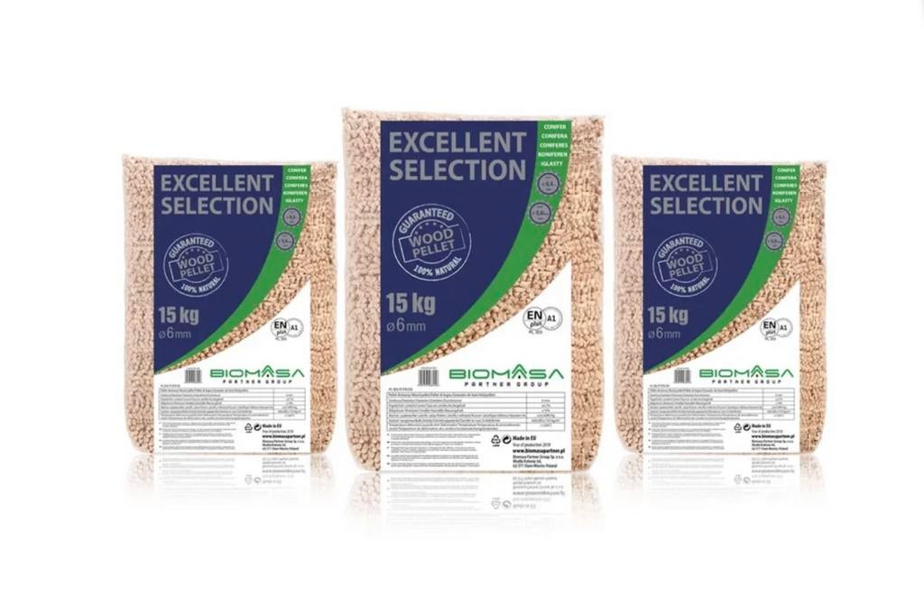 Excellent houtpellets ENplus A1, 6 m³ of meer, Ophalen of Verzenden, Overige houtsoorten, Blokken