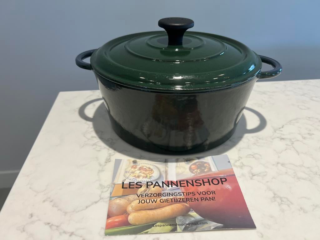 Nomar braadpan 24 cm Basilicum groen in gebruikte staat, Huis en Inrichting, Keuken | Potten en Pannen, Gebruikt, Koekenpan of Braadpan