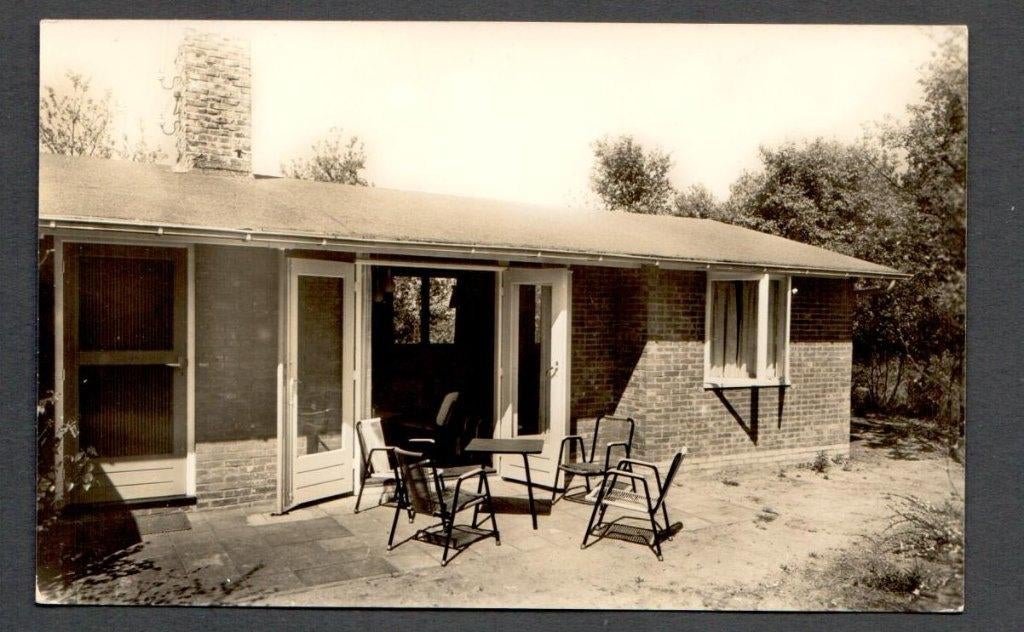 Oude Ansicht Havelte Vakantiecentrum Hesselte Bungalow - Dr., Ophalen of Verzenden, 1940 tot 1960, Ongelopen, Drenthe