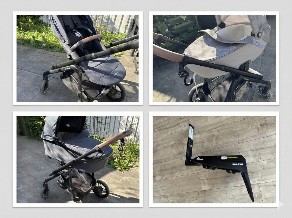 Maxi Cosi Plaza+, Jade autostoel met isofix compleet, Ophalen, Met autostoeltje, Zo goed als nieuw, Combiwagen