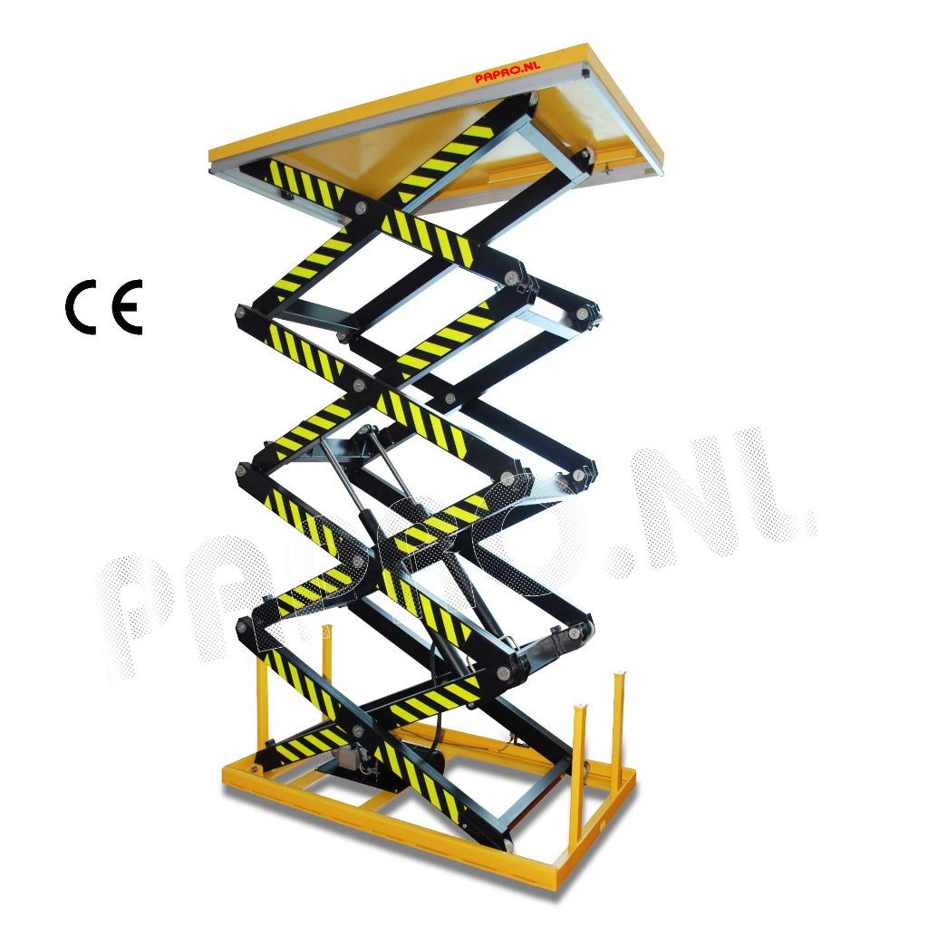 Heftafel grote bladmaat, Tot 1000 kg, Ophalen of Verzenden, Hydraulisch, Overige typen