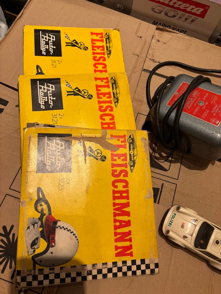 Fleischmann Racebaan Auto Rallye 1970 - Vintage!, Fleischmann, Ophalen of Verzenden, Elektrisch, Racebaan