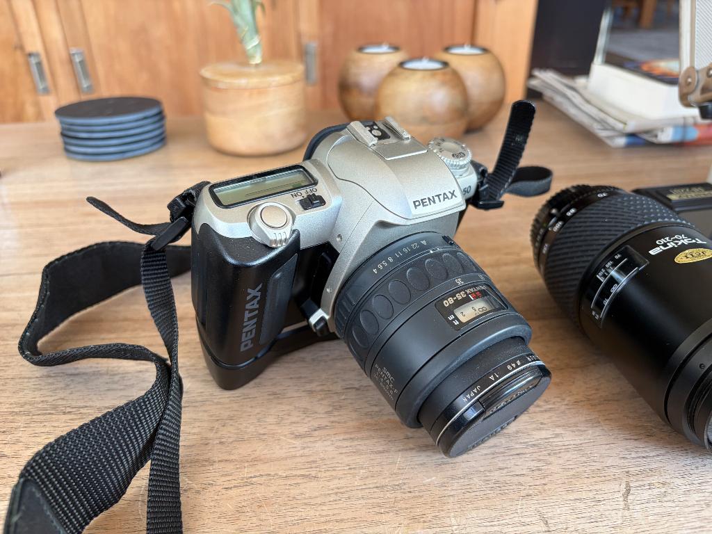 Pentax mz-50 spiegelreflexcamera, Ophalen, Gebruikt, Spiegelreflex, Pentax