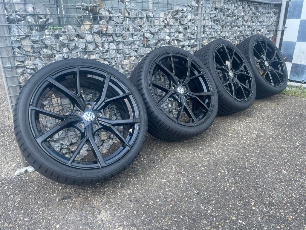 19 inch Volkswagen Golf 8 GTI velgen 5x112 + Hankook nieuw, Auto-onderdelen, 19 inch, Banden en Velgen, Nieuw, Ophalen of Verzenden