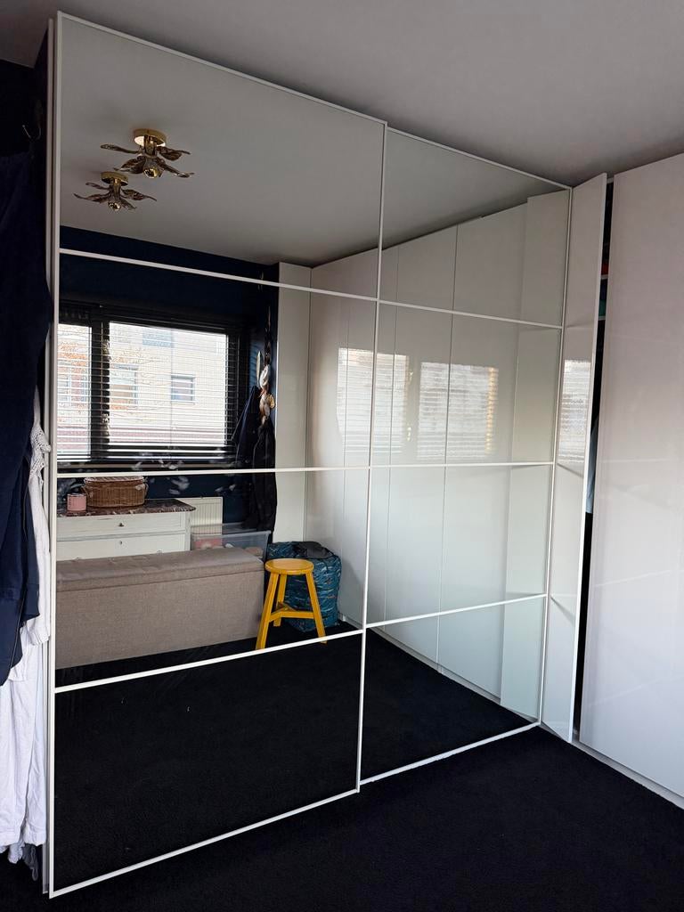IKEA Spiegel Schuifdeuren (zonder kast), Gebruikt, 200 cm of meer, Glas, 50 tot 100 cm