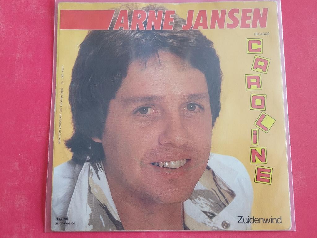 Arne Jansen - Caroline - Zuiderwind, Cd's en Dvd's, Vinyl | Nederlandstalig, Ophalen, Zo goed als nieuw, Overige formaten, Levenslied of Smartlap