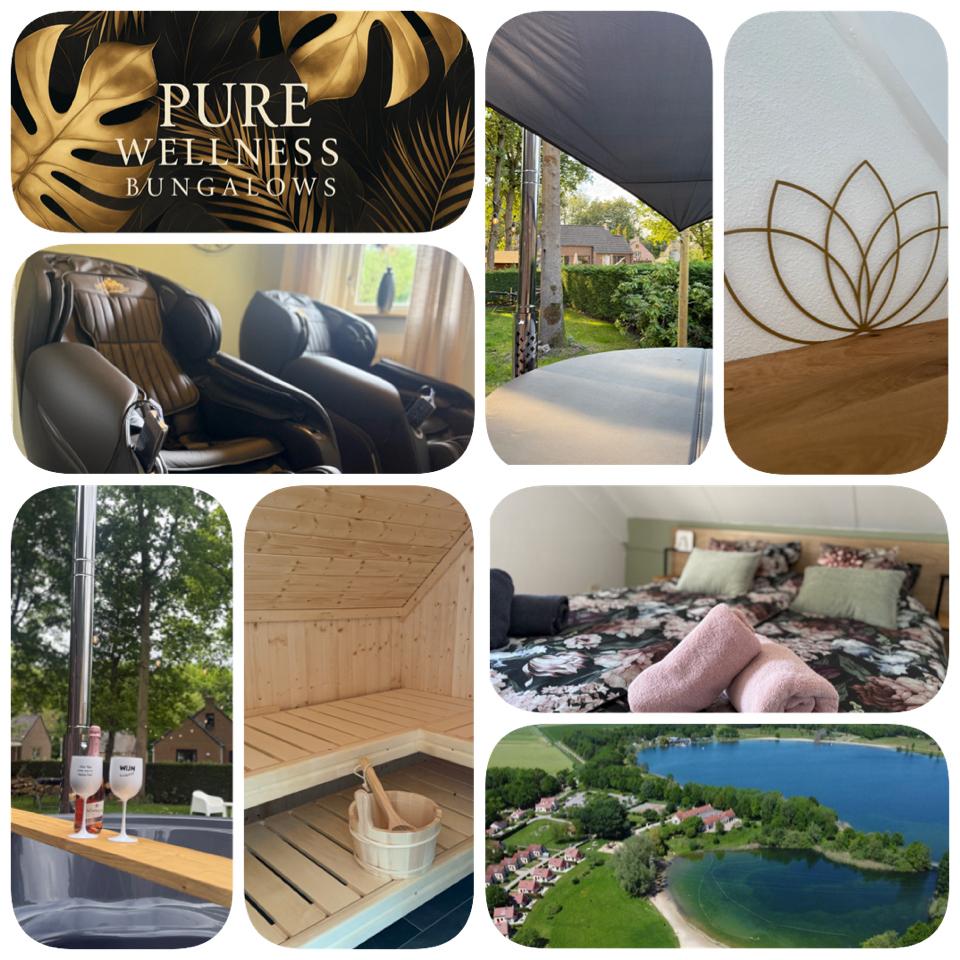 Pure Wellness vakantiebungalows vakantiehuizen bij Nijmegen, Wasmachine, 7 personen, Landelijk, Gelderland en Veluwe