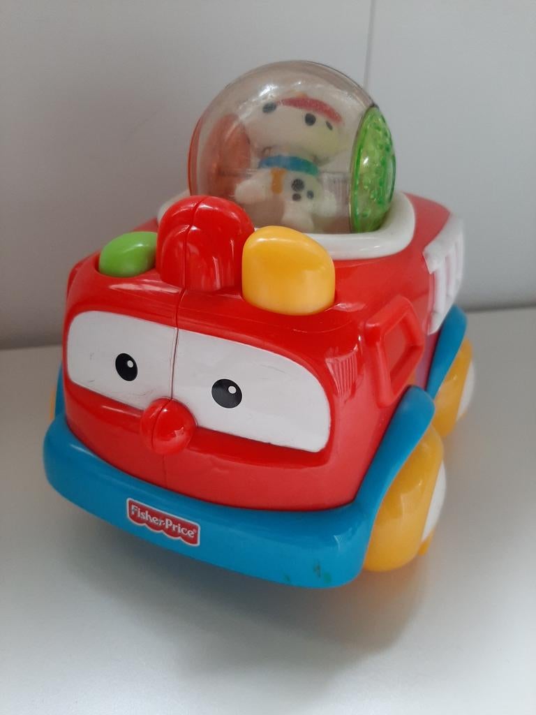 Fisher Price auto met balletje., Ophalen of Verzenden, Gebruikt, Auto of Voertuig