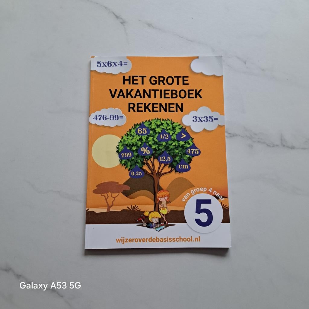 Rekenen Vakantieboek Groep 4-5, Onbekend, Wiskunde A, Ophalen of Verzenden, Zo goed als nieuw